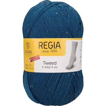 Příze Regia 6-Ply Uni Tweed 69 Petrol (Schachenmayr Regia Uni Tweed 6Ply 69 Petrol)