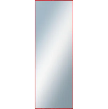 Koupelnový nábytek DANTIK - Zarámované zrcadlo - rozměr s rámem cca 50x140 cm z lišty Hliník červená | P01-098 (7001098)