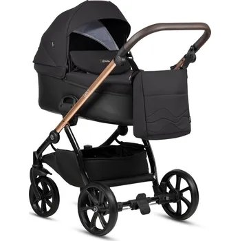 Kočárek Kombinovaný kočárek Tutis Leo+ 2v1 - Black/Rose gold