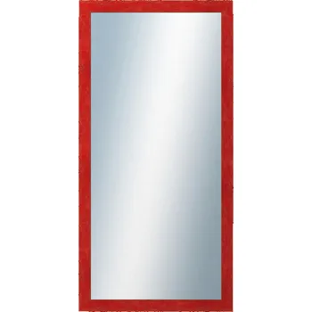 Zrcadlo DANTIK - Zarámované zrcadlo - rozměr s rámem cca 50x100 cm z lišty RETRO červená (2534)