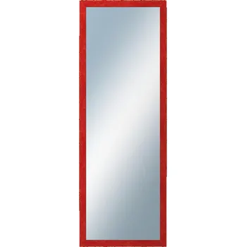 Zrcadlo DANTIK - Zarámované zrcadlo - rozměr s rámem cca 50x140 cm z lišty RETRO červená (2534)