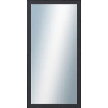 Zrcadlo DANTIK - Zarámované zrcadlo - rozměr s rámem cca 50x100 cm z lišty 4020 černá (2769)