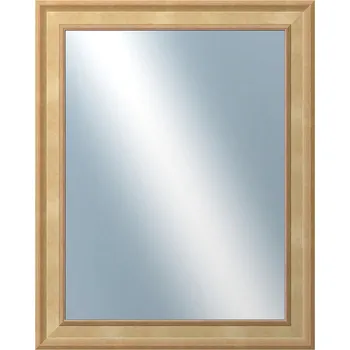 Zrcadlo DANTIK - Zarámované zrcadlo - rozměr s rámem cca 40x50 cm z lišty TOOTH malá zlatá (3161)