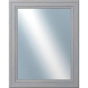Zrcadlo DANTIK - Zarámované zrcadlo - rozměr s rámem cca 40x50 cm z lišty STEP šedá (3019)