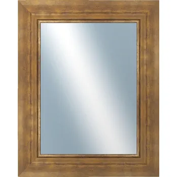 Zrcadlo DANTIK - Zarámované zrcadlo - rozměr s rámem cca 40x50 cm z lišty TRITON široký zlatý (2952)