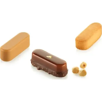Forma na pečení SILIKOMART SILIKONOVÁ FORMA NA DEZERTY - ÉCLAIR XS 14 ml (ECLAIR)