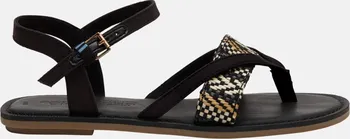 Dámské sandále Dámské černé sandálky TOMS Lexie Sandals 8636065317196
