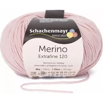 Příze Schachenmayr Merino extrafine 120 Starorůžová 10134 (Příze Merino extrafine 120 Starorůžová 10134)