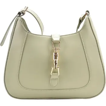 Kabelka Luxusní dámská kabelka z prémiové umělé kůže Barva: světle zelená