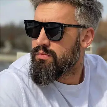 Sluneční brýle Pánské retro sluneční brýle čtvercové Vintage