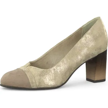 Dámské lodičky DÁMSKÉ LODIČKY JANA 8-8-22492-22 522 ZLATÁ Barva: ZLATÁ, Velikost: 3.5