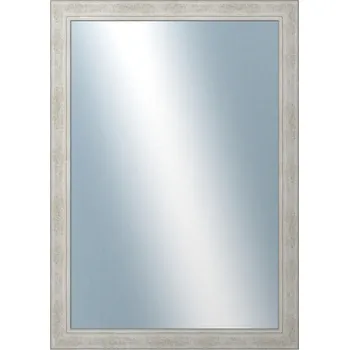 Zrcadlo DANTIK - Zarámované zrcadlo - rozměr s rámem cca 50x70 cm z lišty ANDRÉ velká stříbrná (3157)