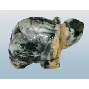 Jaspisová želva, pěkná 65 g