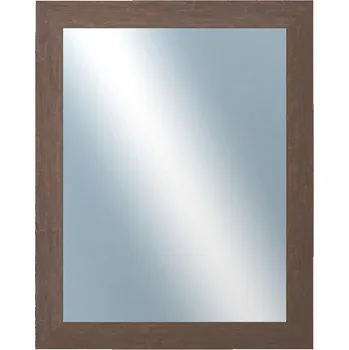 Zrcadlo DANTIK - Zarámované zrcadlo - rozměr s rámem cca 40x50 cm z lišty RETRO hnědá (3144)