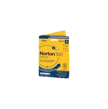 Antivir NortonLifeLock NORTON 360 DELUXE 50GB +VPN 1 uživatel pro 5 zařízení na 1 rok - ESD ESD-21405762
