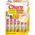 Pamlsek pro kočku Inaba Churu Cat Snack Multipack Chicken with Cheese/Chicken with Beef/Chicken with Cheese and Beef/Chicken with Salmon 20x 14 g