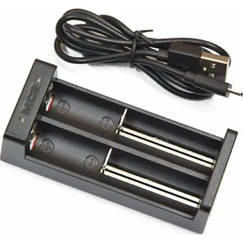 Nabíječka baterií Dvoukanálová USB nabíječka MC2 pro Li-ion