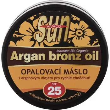 Přípravek na opalování Vivaco Sun Marocco Bio Organic Argan Bronz Oil opalovací máslo SPF25 200 ml