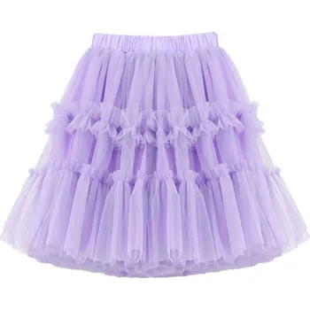 Dívčí sukně Dívčí tutu sukně s volánky Barva: levandulová, Velikost: 160 CM
