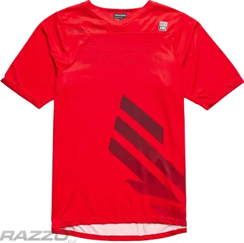 cyklistický dres Dres na kolo TroyLeeDesigns Skyline SS Jersey SRAM Eagle One Fiery Red M