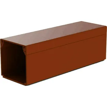 KOPOS LHD lišta hranatá 40 x 40 x 2000 mm, tmavé dřevo