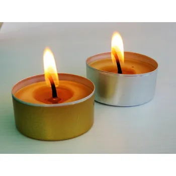 Svíčka Včelařství Thomayer Čajové svíčky z vosku 14g Barva: Modrá, Množství: 50 ks