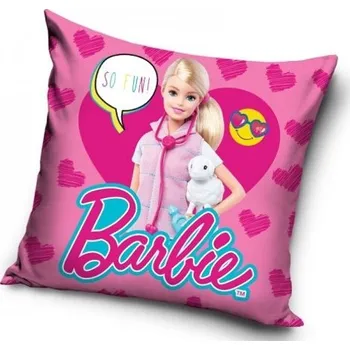Povlak na dekorativní polštářek DOVOZ EU POVLAK NA POLŠTÁŘ BARBIE