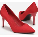 Dámské semišové lodičky BO-202-64 RED, VELIKOST 40