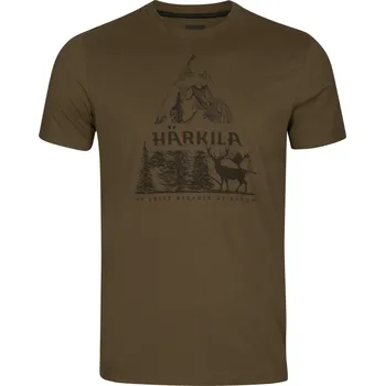 HÄRKILA - Nature triko s krátkým rukávem pánské Willow green Zelená 4XL