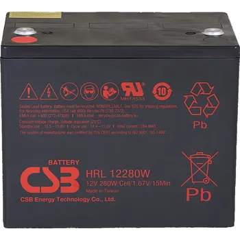 Záložní baterie Akumulátor CSB 12V, 75Ah (HRL12280W)