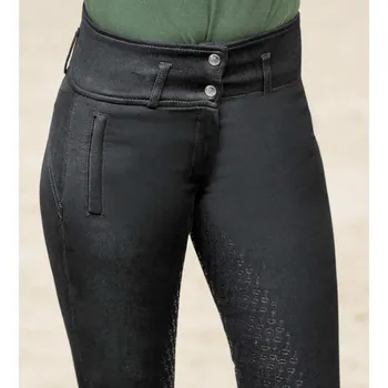 Jezdecké kalhoty Dámské rajtky Horze Daniela - se silikonovým sedem, 42 - Bílá