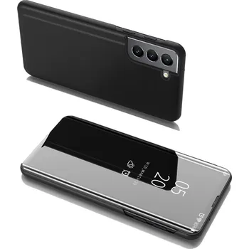 Pouzdro na mobilní telefon Clear View Case pro Samsung Galaxy S22 Plus černé