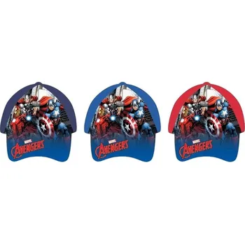 Kšiltovka DOVOZ EU CHLAPECKÁ KŠILTOVKA MARVEL AVENGERS červená Velikost: 52