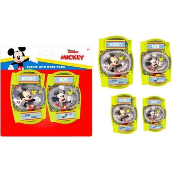 Chránič nohou SADA 4 KS CHRÁNIČE KOLEN A LOKTŮ MICKEY Seven 59093 zelené Velikost: uni