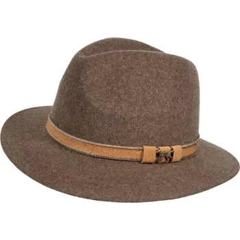 Klobouk Hubertus - klobouk hnědý vlněný Jagdhund 57