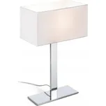 Stolní lampička Redlux Plaza bílá, výkon až 42 W