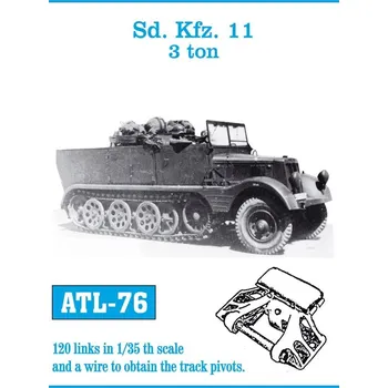 Plastikový model 1/35 ATL-076 Sd. Kfz. 11 3 ton - Friul Model