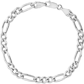 Náramek Stříbrný náramek - figaro - AP537-0534