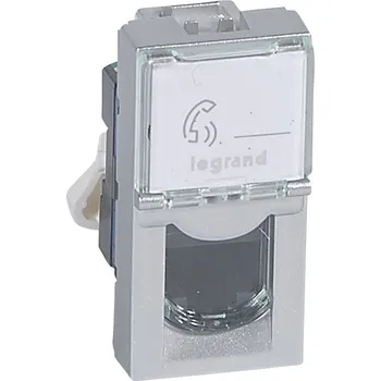 Rozvaděč LEGRAND Zásuvka MOSAIC 79461 LCS2 RJ45 UTP C6 1M 079461