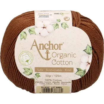 Příze Anchor Organic Cotton 157 Hnědá (Bio bavlna Anchor Organic Cotton 157)