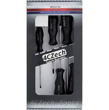 Šroubovák Sada šroubováků PL,PZ 6-dílná profiline v kartonu 4CZech - 4CZ-8647-05