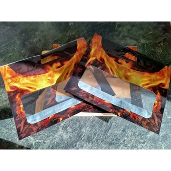 Sáček na potraviny Sáčky na teplé potraviny (310 x 250 mm + 2F55 s průhmatem síla 62 mic) - balení 100 ks