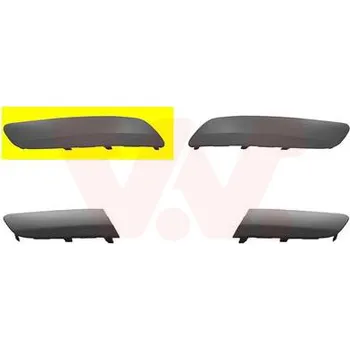 Nárazník Ozdobná / ochranná lišta, nárazník VAN WEZEL 5886582