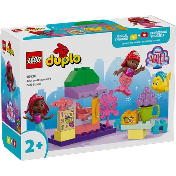 Stavebnice LEGO LEGO Duplo 10420 Ariel a Šupinka – stánek s kávou