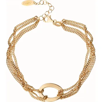 Náramek Pozlacený stříbrný náramek - AP536-7938