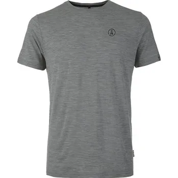 Pally'Hi Men's T-Shirt Shear Icon, Heather Pigeon - pánské funkční tričko merino XXL + Doprava zdarma