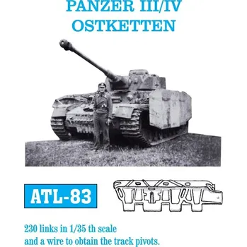 Plastikový model 1/35 ATL-083 PANZER III/IV OSTKETTEN - Friul Model