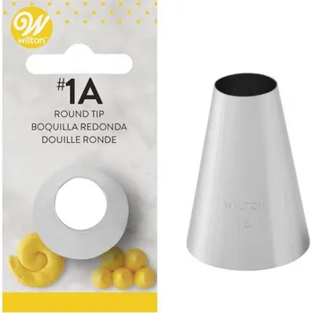 Špička nerezová kulatá Wilton 1A