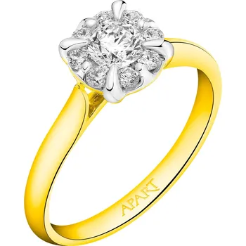 Prsten Zlatý prsten s brilianty - 0,50 ct - ryzost 585 - 220.646