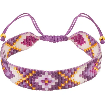 Náramek Náramek s prvky ze žlutého zlata a korálky - AP534-8090